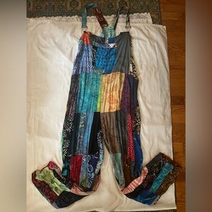 Handmade Patchwork Overalls